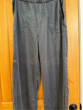 Soft Surroundings Wide Leg Pants in Slate Blue